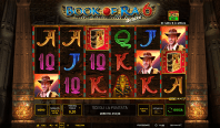 Screenshot von Book of Ra Deluxe 6 mit sechster Walze